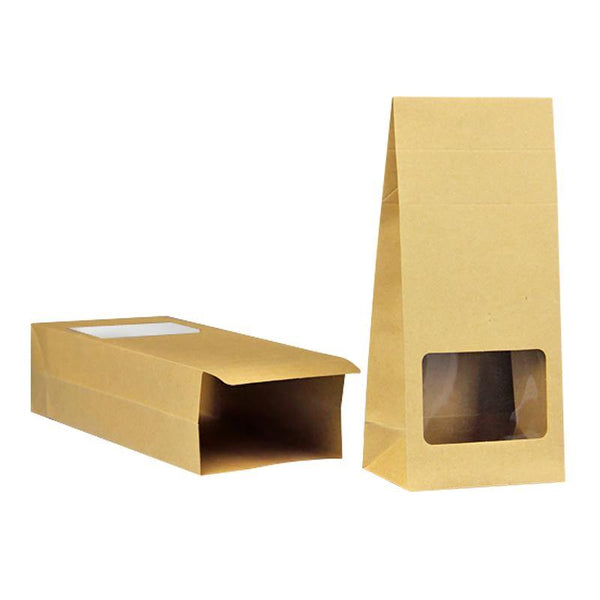 Gift set box กล่องกระดาษแข็ง กระดาษคราฟ เปิดช่องหน้าต่าง - PackingDD Shop