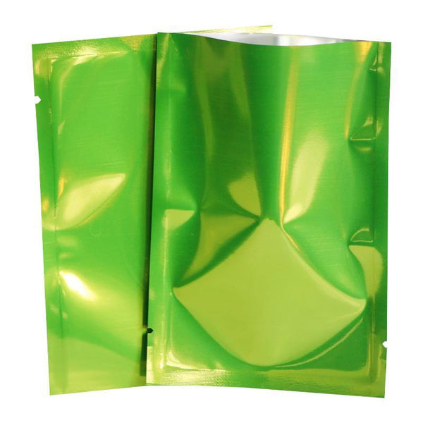ถุงแบน ซีลสามด้าน ฟอยล์สีเขียว - PackingDD Shop