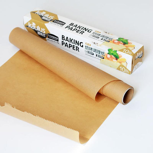 กระดาษรองอบคุกกี้ กระดาษซับน้ำมันของอบ บาร์บีคิว ยี่ห้อ Kaulus กระดาษสีน้ำตาล - PackingDD Shop