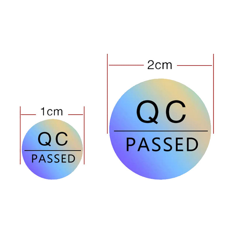 สติ๊กเกอร์ QC PASSED 1-2 ซม.