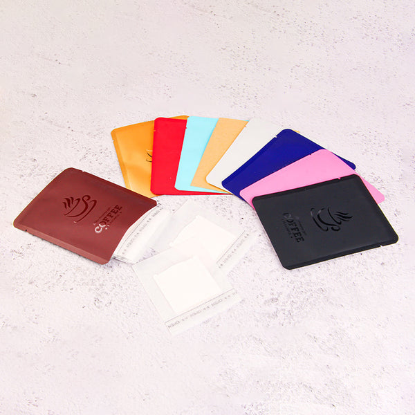 ถุงซีลสามด้าน พิมพ์ลาย Coffee จำหน่ายพร้อมถุงดริป