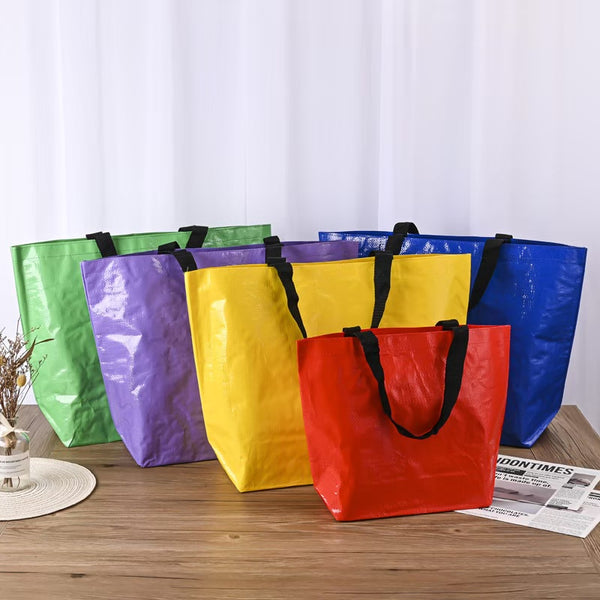 Shopping bag กระเป๋ากระสอบ กันน้ำ ก้นถุงขยายตั้งได้