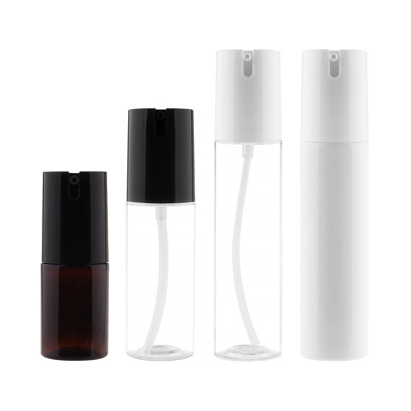 ขวดปั้มพลาสติก PET สีขาว, ดำ, ใส ขนาด 30,50 ml.