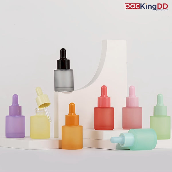 ขวดแก้ว ดรอปเปอร์ ผิวด้าน หัวบีบหยด ขนาด 20 ml.