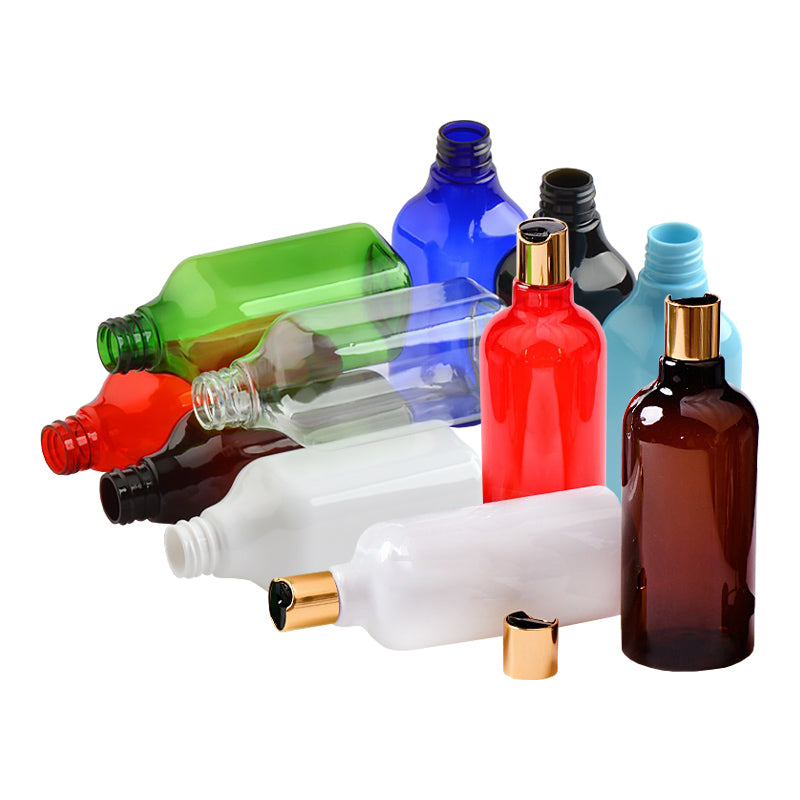 ขวดพลาสติก PET ทรงกลม ทรงสี่เหลี่ยม ฝากด ฝาปั้ม ขนาด 200-250 ml.