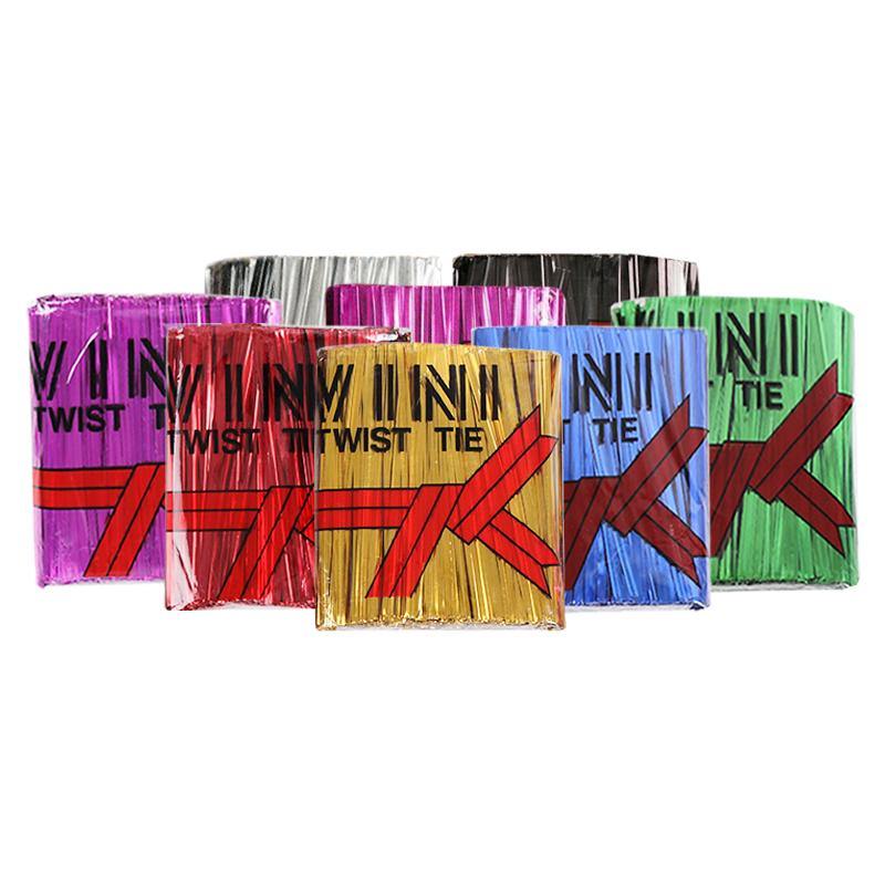 ลวดสีมัดปากถุง หลากสี 8 สี - PackingDD Shop