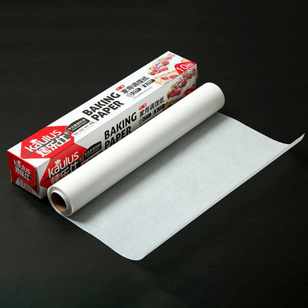 กระดาษรองอบคุกกี้ กระดาษซับน้ำมันของอบ บาร์บีคิว ยี่ห้อ Kaulus กระดาษสีขาว - PackingDD Shop