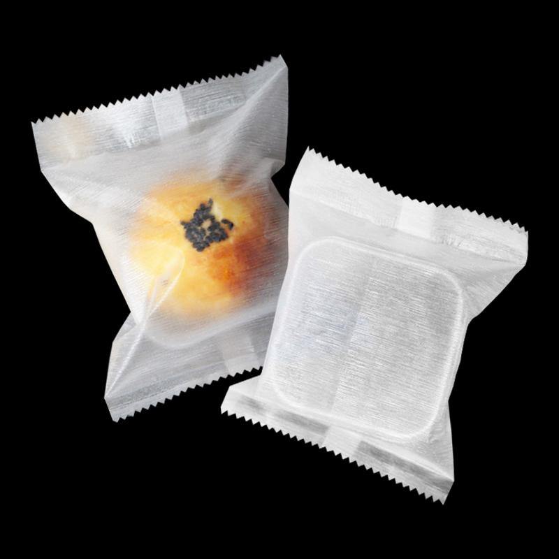 ถุงพลาสติกขุ่น ซีลกลางลายเส้นประกาย เหมาะสำหรับใส่ขนม คุ๊กกี้ ลูกอม - PackingDD Shop