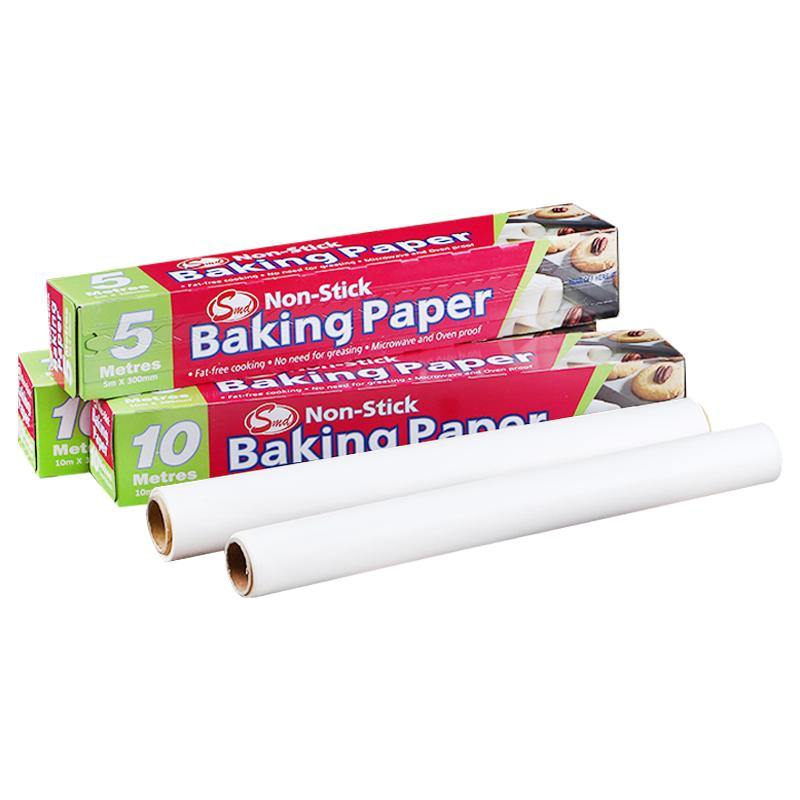 กระดาษรองอบแบบบาง อบขนม รองอบอาหาร baking paper ความยาว 5-10เมตร - PackingDD Shop